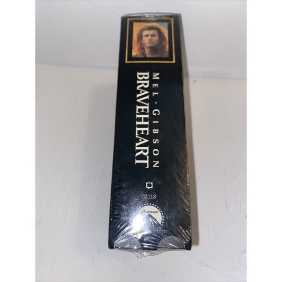 Sealed VHS 1995 Braveheart Movie Mel Gibson William Wallace Academy Award Winner - Picture 3 of 6